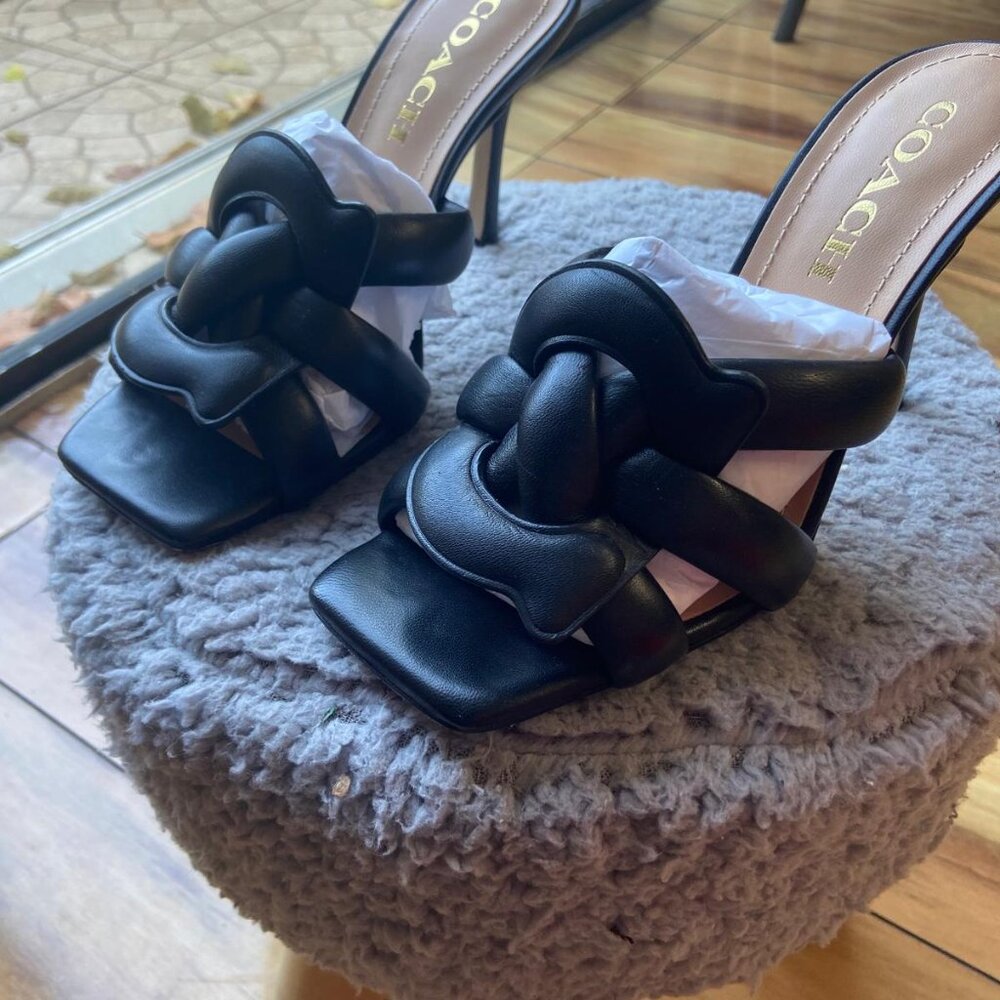 KELLIE LEATHER SANDAL COACH - Picture 3 of 5